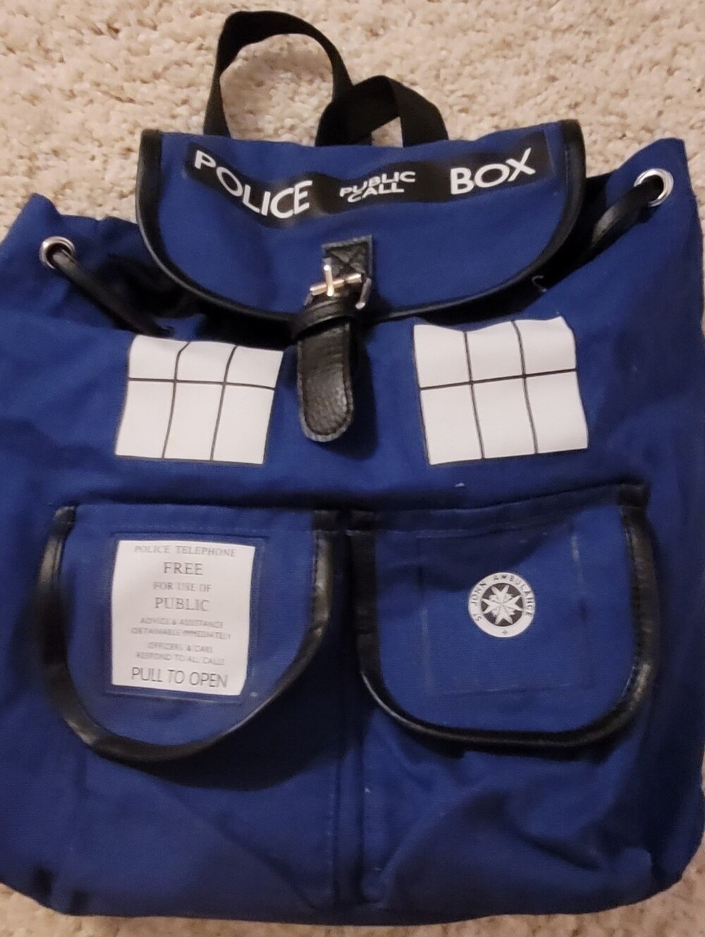 Tardis Doctor Who Backpack